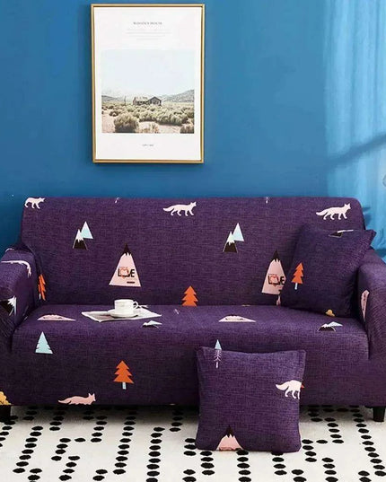 Stretch Sofa Covers for L 1234 Seater Couches - Elegant Design and Complete Protection
