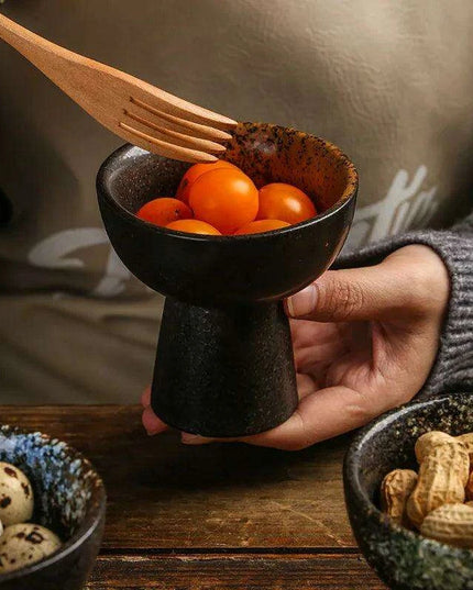 Elegant Blue and White Porcelain Dessert and Snack Bowl