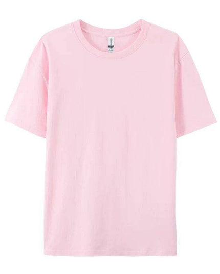 Unisex 280g Cotton Crewneck T-shirt - 20 Vibrant Colors Available, Short Sleeve Loose Fit