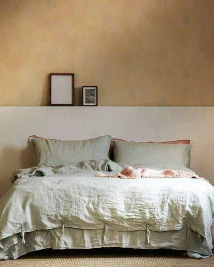 Nordic Simple & Opulence 100% Linen Duvet Cover Set