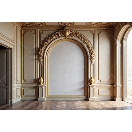 Retro European Palace Photography Backdrop – 13 Designs, Vinyl & Polyester