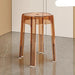 Sleek Transparent Folding Stool for Contemporary Interiors