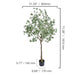 Personalized Realistic Stainless Steel Olive Tree for Stylish Home and Garden Decor