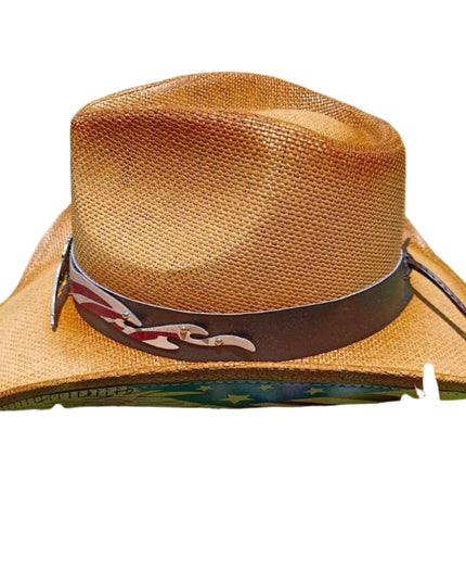 Vintage-Inspired Thick Straw Cowboy Hat