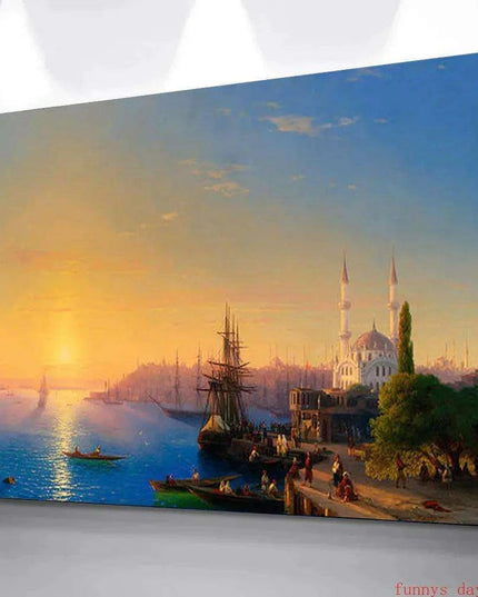 Sailboat Serenity Coastal Canvas Art for Contemporary Home Decor