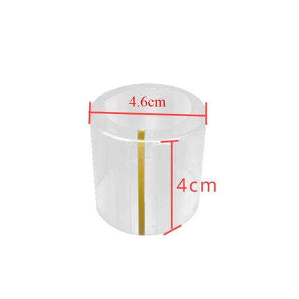 HARDIRON 100pcs Gold Striped Heat Sealing Film for Glass Bottles