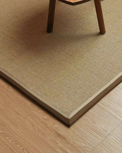 Vintage Chinese-Inspired 100% Sisal Tatami Floor Mat - Elegant 200x300cm Rug for Living Room, Bedroom, and Tea Table