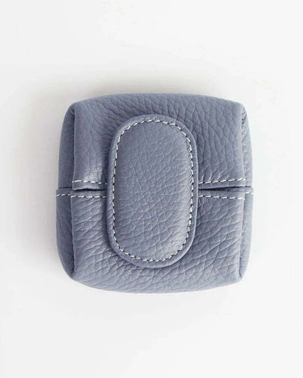 Chic Personalized Cowhide Leather Coin Wallet with Practical Storage Features