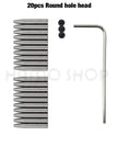 20pcs Round head