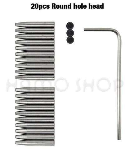 Premium Interchangeable Round Chisel Tool Set for Leather Crafting