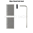 20pcs Round head