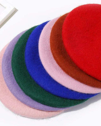 Chic French Wool Beret - A Touch of Timeless Elegance