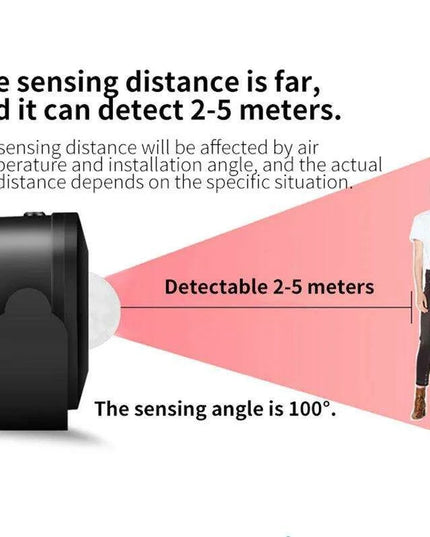Wireless Motion Detection Doorbell Alarm with Enhanced Security and Welcome Notification