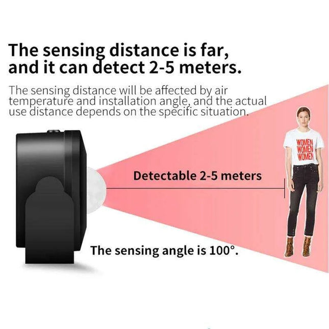 Wireless Motion Detection Doorbell Alarm with Enhanced Security and Welcome Notification