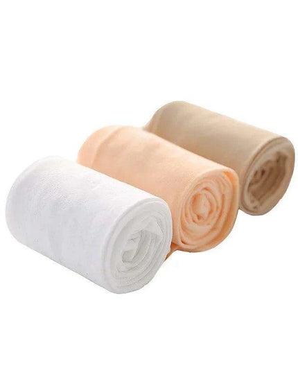 Girls' Professional White Ballet Tights - Velvet Pantyhose for Kids