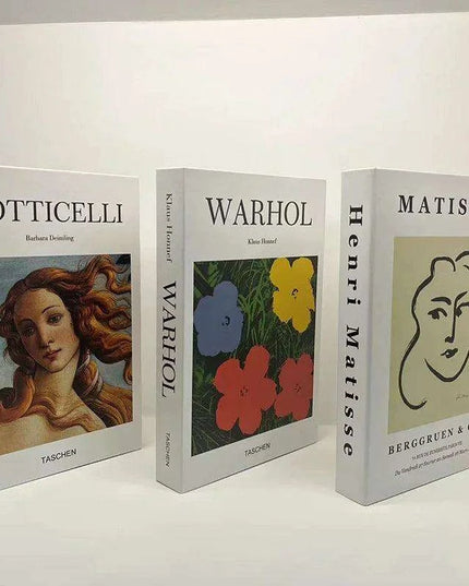 Elegant 3-Piece Decorative Faux Book Set for Home Décor