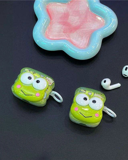 Charming Sanrio 3D Keroppi AirPods & Pro Case - Fun and Reliable Earphone Protector