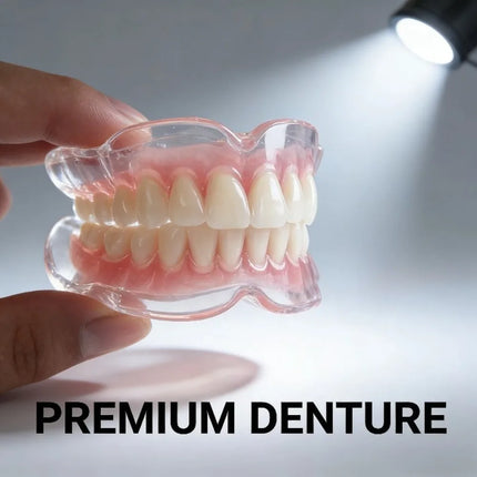 Immediate Denture Bases for Edentulous Adults — Custom Fit, Post-Extraction Smile Restoration