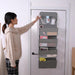 Gray 5-Tier Hanging Shoe and Accessory Organizer