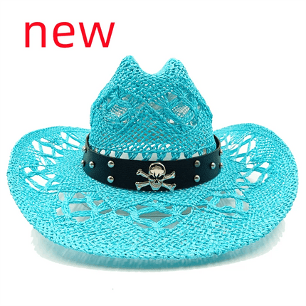 Vintage-Inspired Thick Straw Cowboy Hat