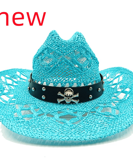 Vintage-Inspired Thick Straw Cowboy Hat