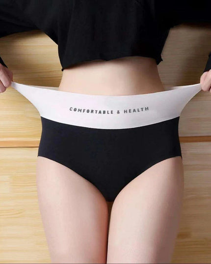 High Waist Seamless Ice Silk Women's Briefs - Ultimate Comfort Invisible Underwear