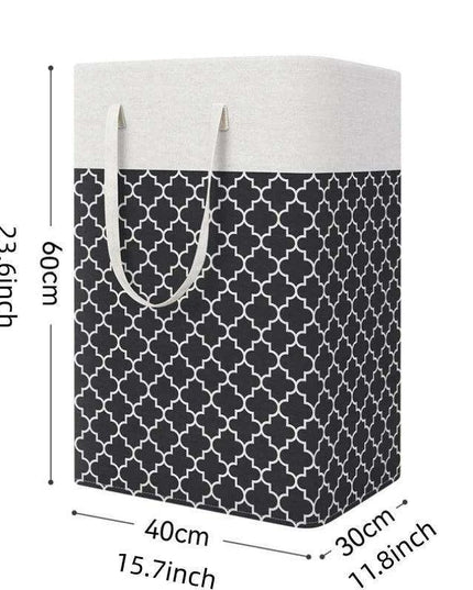 Oversized Waterproof Laundry Basket with 75L Capacity and Ergonomic Handles