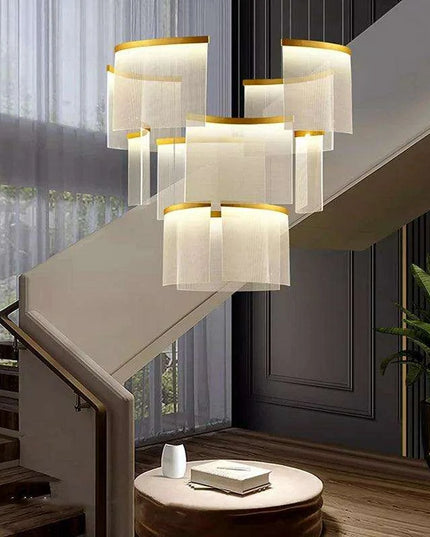 Customizable Nordic Remote-Controlled Chandelier with Adjustable Height