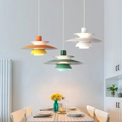 Iron Art Chandelier Modern LED Dining Table Pendant Light - Versatile and Minimalist