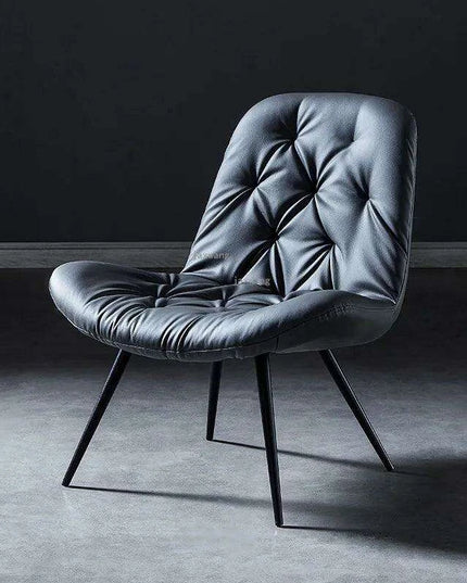 Nordic Elegance Leather Single Sofa: Redefine Comfort and Style in Your Living Space