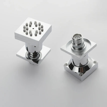 Adjustable Brass Bathroom Sprayer Jet Shower - Dual Function,