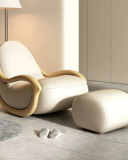 Elegant Leather Recliner Chair for Ultimate Relaxation and Gaming