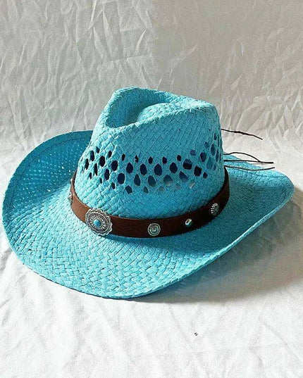 Handcrafted Stiff Cowboy Hat: Essential Summer Accessory for Men’s Wild West Fashion