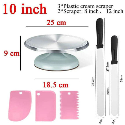 Professional Baker's Essential 10" Cake Decorating Turntable