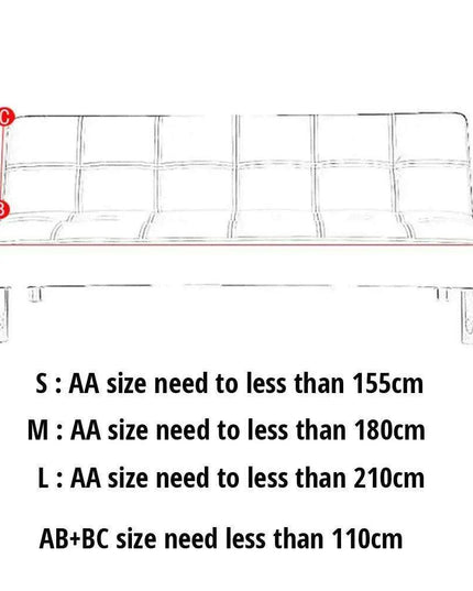Svetanya Stylish Geometric Stretch Sofa Slipcover for Armrest-Free Chairs