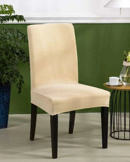 Elegant 3D Quilted Waterproof Chair Protector - Stretchable Spandex/Polyester Cover for Stylish Living and Special Occasions