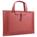 Stylish Faux Leather Laptop Tote with Innovative Features for MacBook Air and Tech Essentials