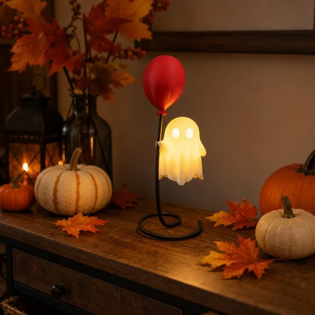 Spooky Ghost Night Light Halloween Vibe Cute Ghost Ornament LED Night Light Courtyard Ornament Study Desk Decoration spooky-ghost-night-light-halloween-vibe-cute-ghost-ornament-led-night-light-courtyard-ornament-study-desk-decoration