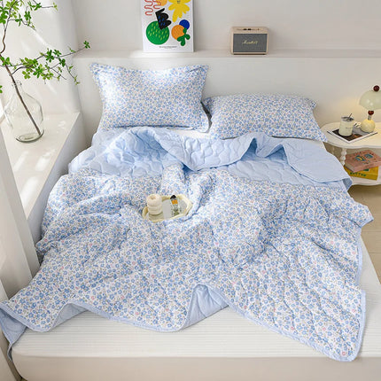 Breathable Quilted Summer Blanket Cooling Skin-friendly Comforter Soft Lightweight Quilt Well-vetilated Single Double Duvet Set breathable-quilted-summer-blanket-cooling-skin-friendly-comforter-soft-lightweight-quilt-well-vetilated-single-double-duvet-set-1