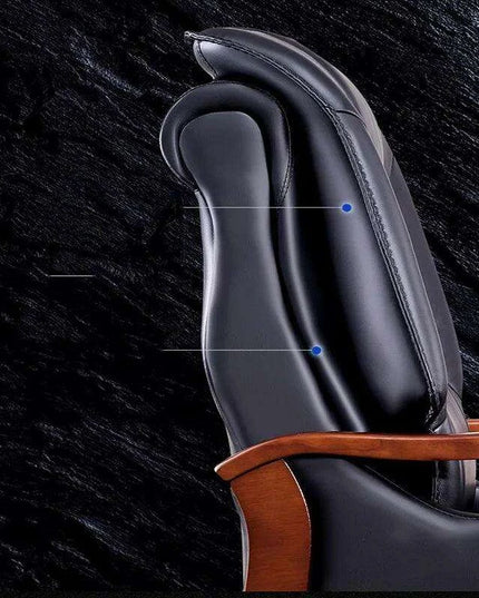 Ergonomic Luxury Leather Rolling Chair