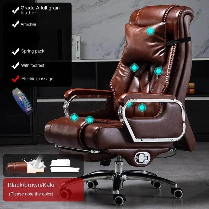 Executive Luxury Leather Office Chair for Unmatched Comfort