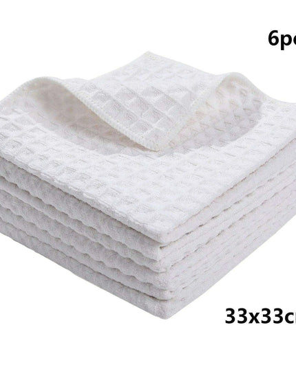 Homaxy Ultra-Soft 6-Pack Microfiber Cleaning Towels - Multi-Purpose Kitchen Essentials