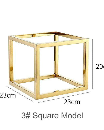 Stylish Stainless Steel Multi-Layered Snack and Dessert Tower for Celebrations