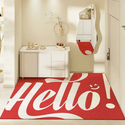 Personalized Cartoon PVC Welcome Mat with Enhanced Grip and Adjustable Sizing Options