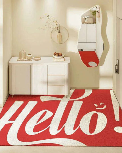 Personalized Cartoon PVC Welcome Mat with Enhanced Grip and Adjustable Sizing Options
