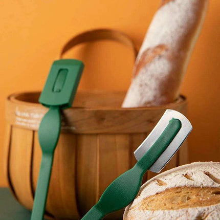 Precision French Bread Slicing Knife: Comfortable Ergonomic Cutter for Perfect Cuts