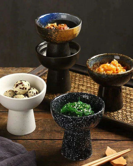 Elegant Blue and White Porcelain Dessert and Snack Bowl