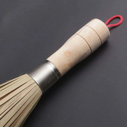 Sustainable Bamboo Wok and Pot Cleaning Brush Set - Eco-Conscious Kitchen Essentials