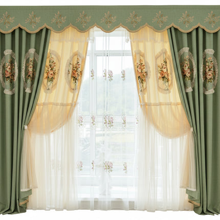 ByFamilyCurtain Korean American Blackout Curtains for Kids' Rooms