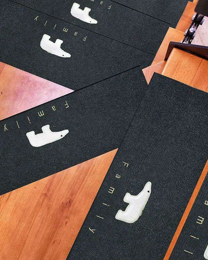 Stylish and Secure Plush Stair Mat Collection with Elegant Patterns